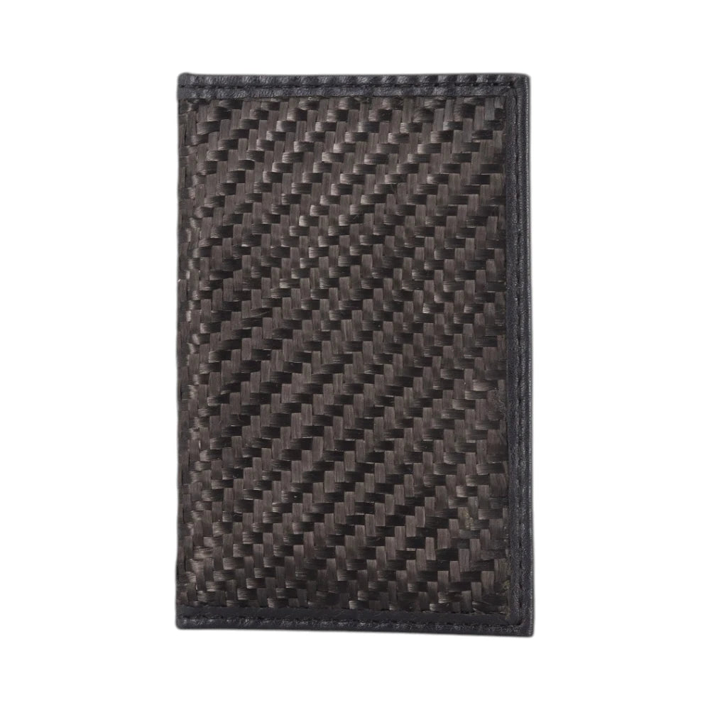 Rectangular carbon fiber patterned patch on a white background