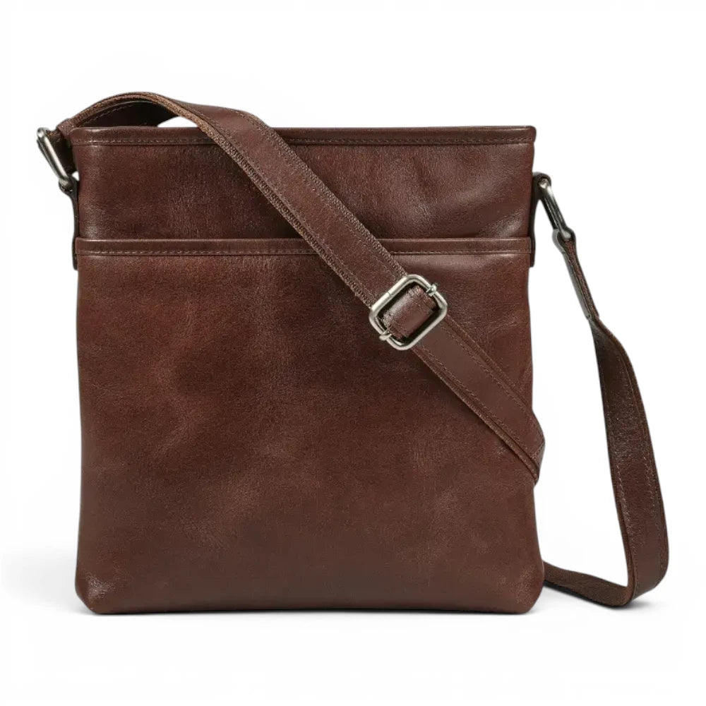 Large Leather Cross Body Bag for Women | Real Leather Crossbody Bag | Velura - 2561