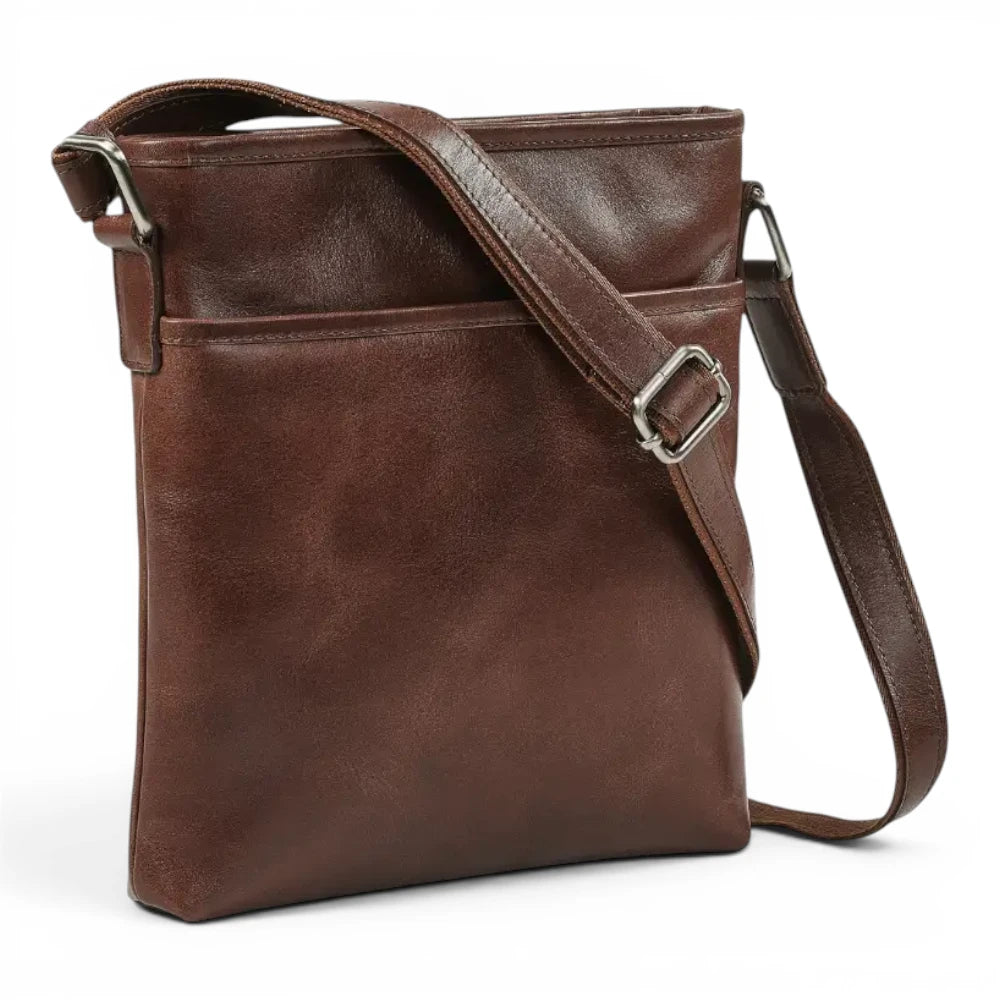 Large Leather Cross Body Bag for Women | Real Leather Crossbody Bag | Velura - 2561