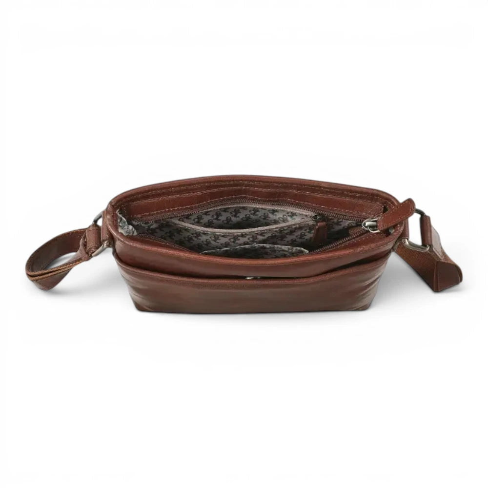 Large Leather Cross Body Bag for Women | Real Leather Crossbody Bag | Velura - 2561