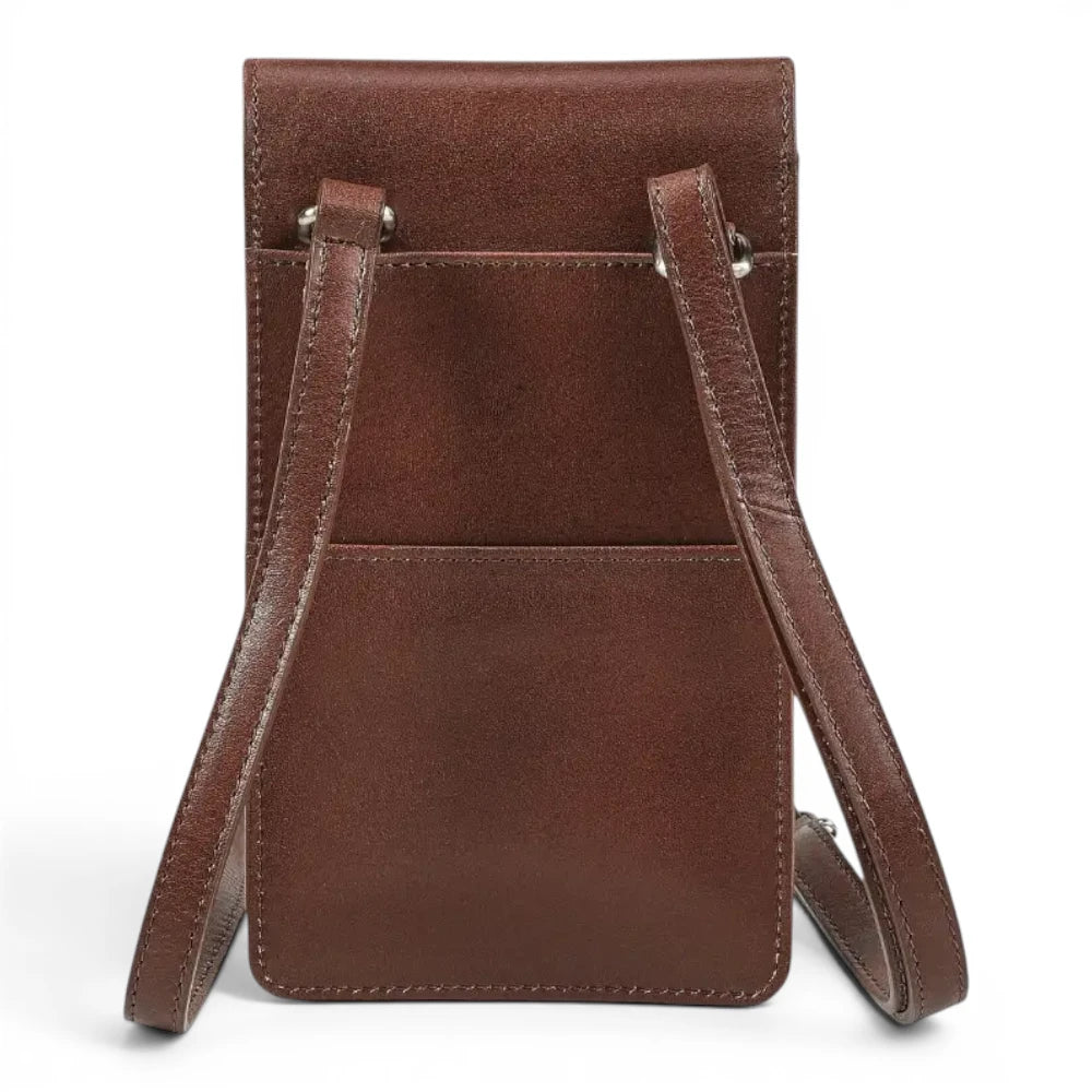 Leather Phone Bag for Women | Real Leather Crossbody Phone Bag | Velura - 2562