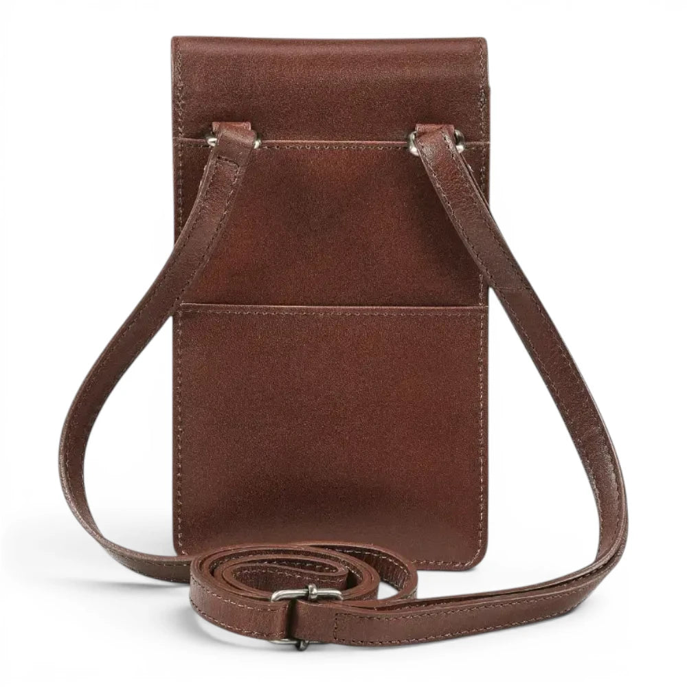 Leather Phone Bag for Women | Real Leather Crossbody Phone Bag | Velura - 2562