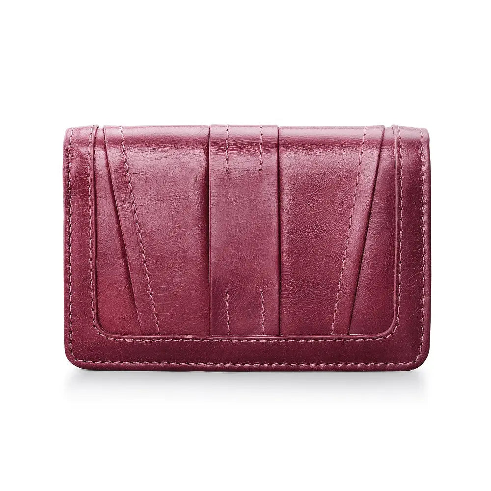 Maroon purse  on a white background