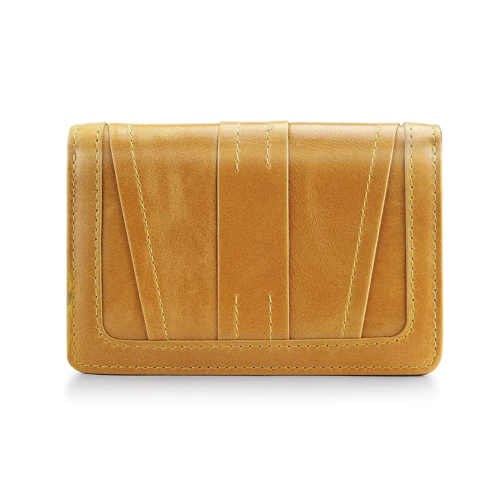 Mustard Purse on a white background