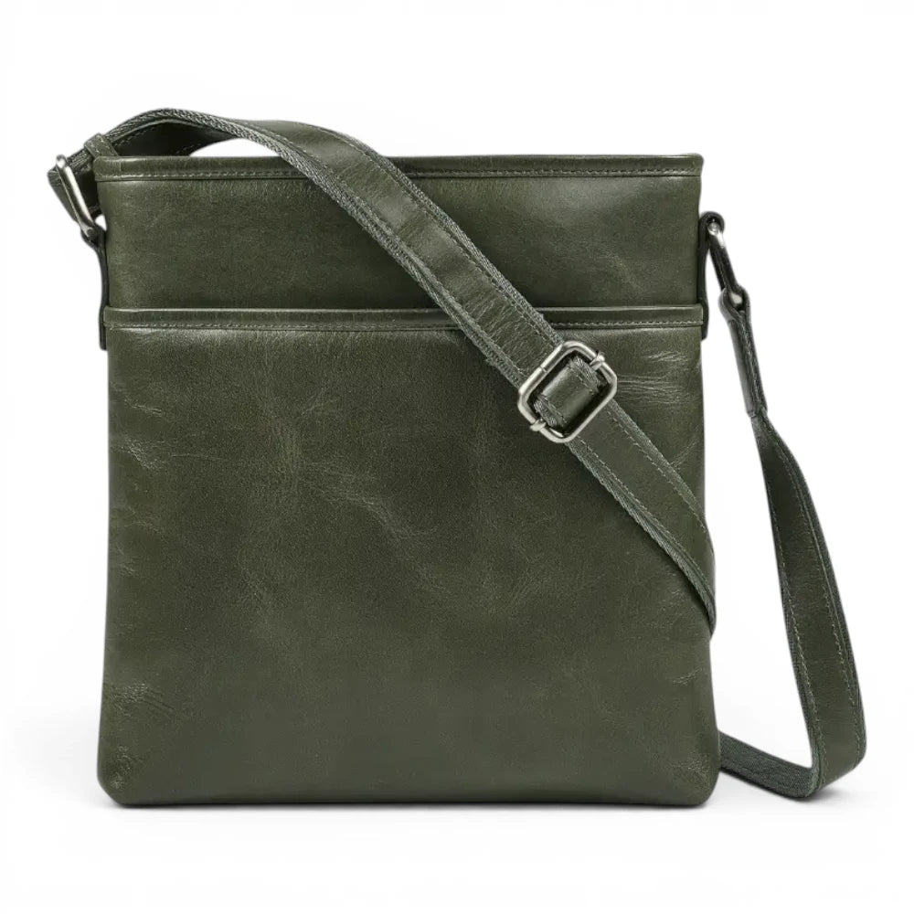 Large Leather Cross Body Bag for Women | Real Leather Crossbody Bag | Velura - 2561