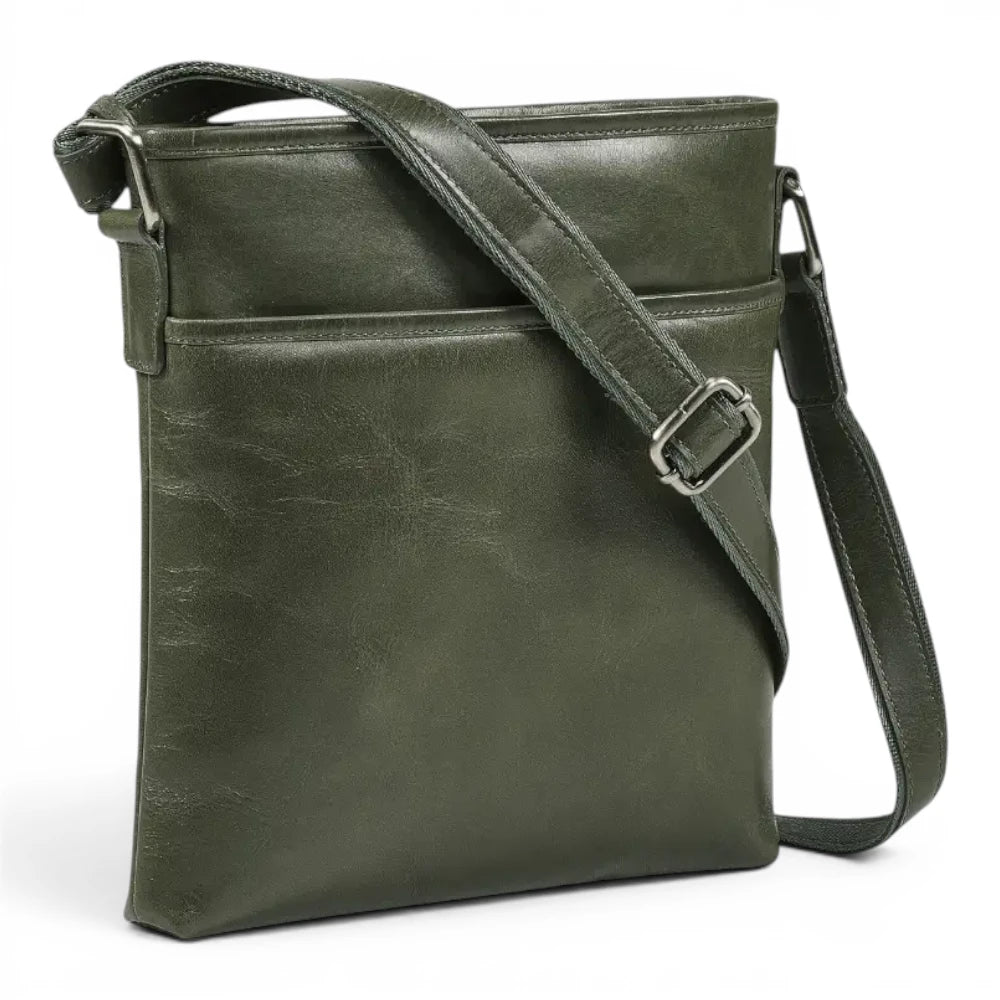 Large Leather Cross Body Bag for Women | Real Leather Crossbody Bag | Velura - 2561