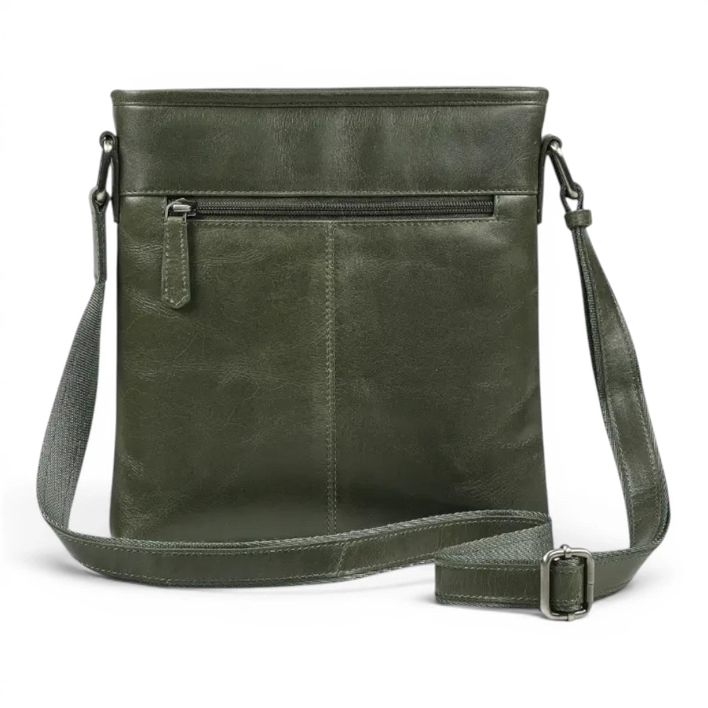 Large Leather Cross Body Bag for Women | Real Leather Crossbody Bag | Velura - 2561