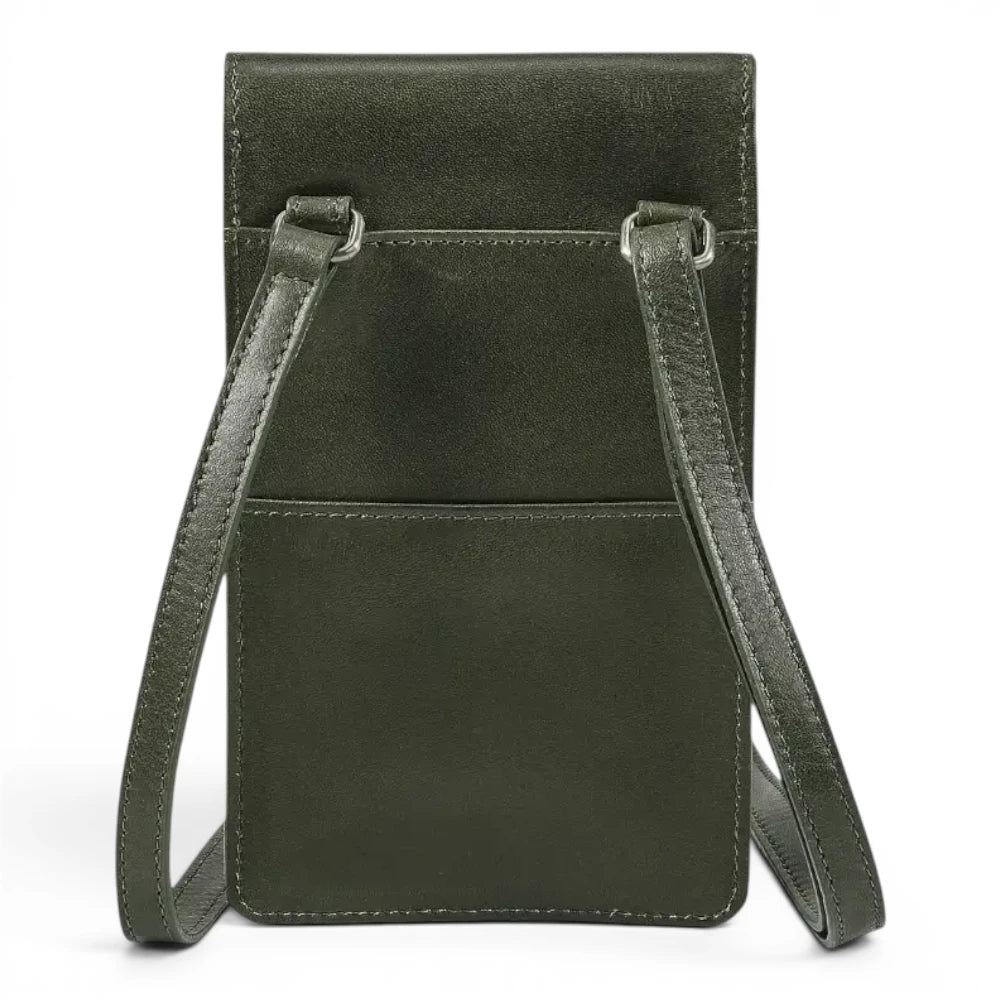 Leather Phone Bag for Women | Real Leather Crossbody Phone Bag | Velura - 2562