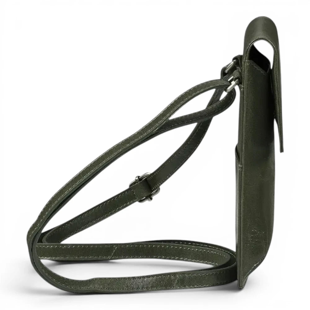 Leather Phone Bag for Women | Real Leather Crossbody Phone Bag | Velura - 2562