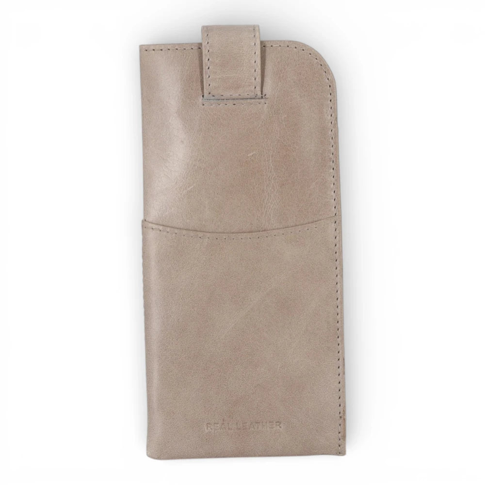 Grey Spectacle Case on a white background