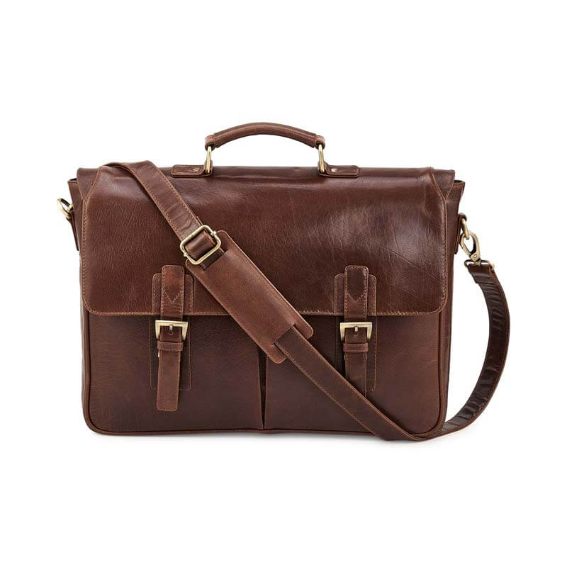Hamilton Leather Laptop Satchel - 6251
