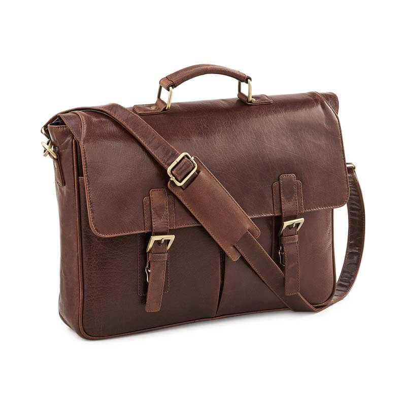 Hamilton Leather Laptop Satchel - 6251