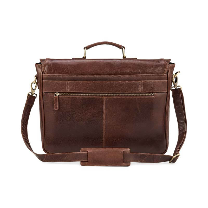 Hamilton Leather Laptop Satchel - 6251