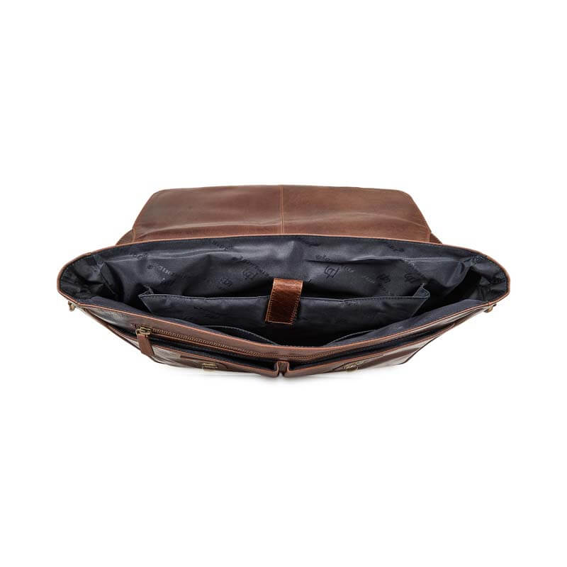 Hamilton Leather Laptop Satchel - 6251