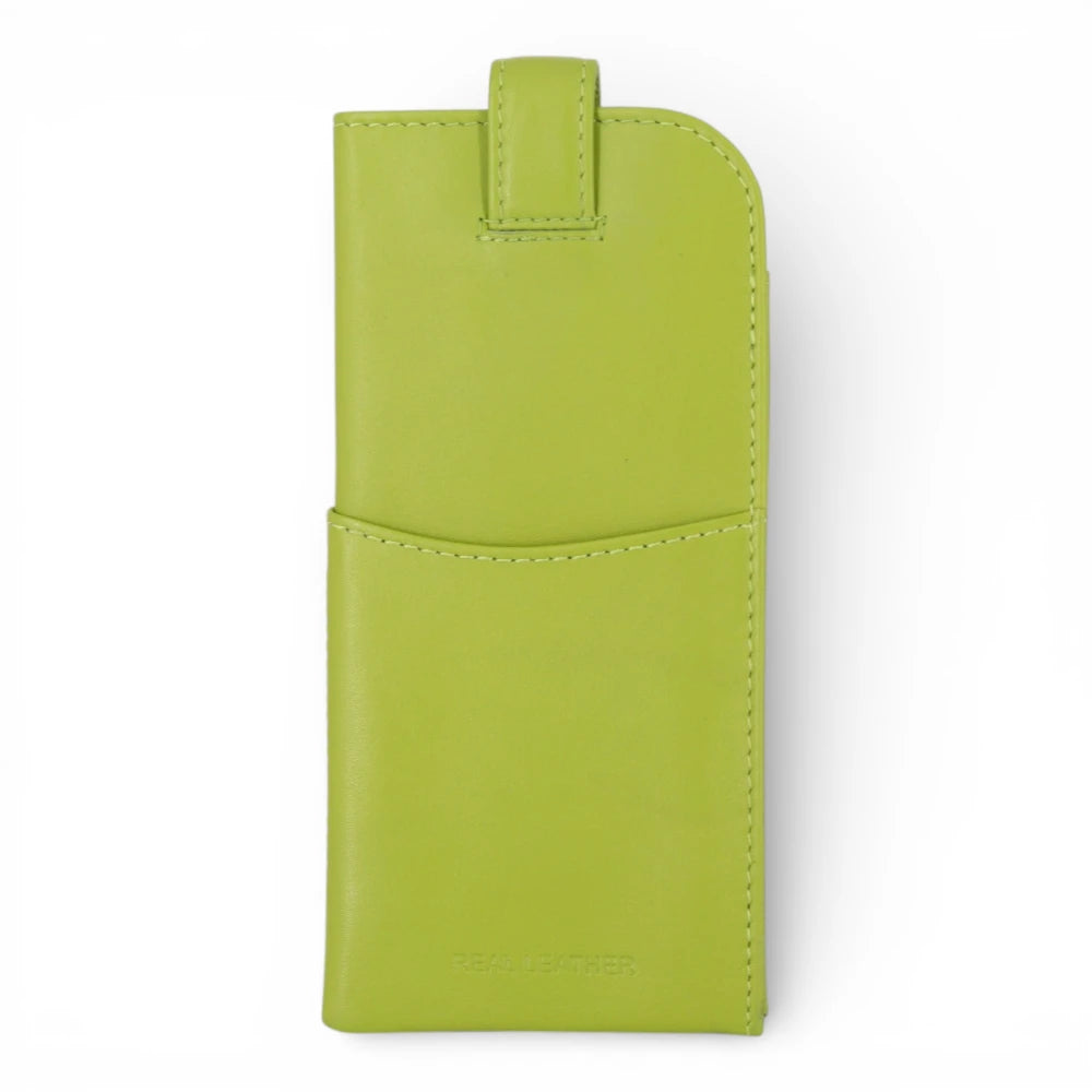 Light Green Spectacle Case on a white background
