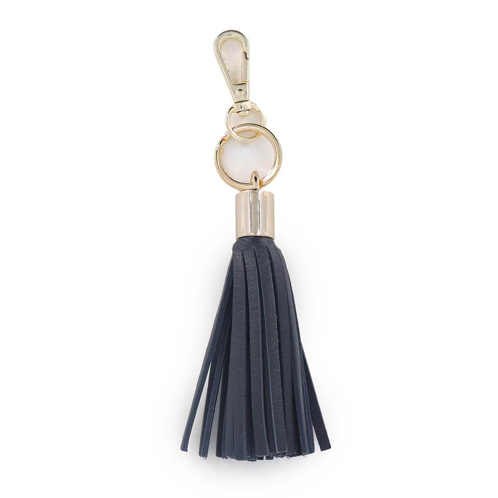 Leather Tassel Keychain - Eden 700