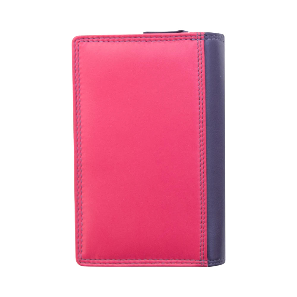 purple wallet on a white background