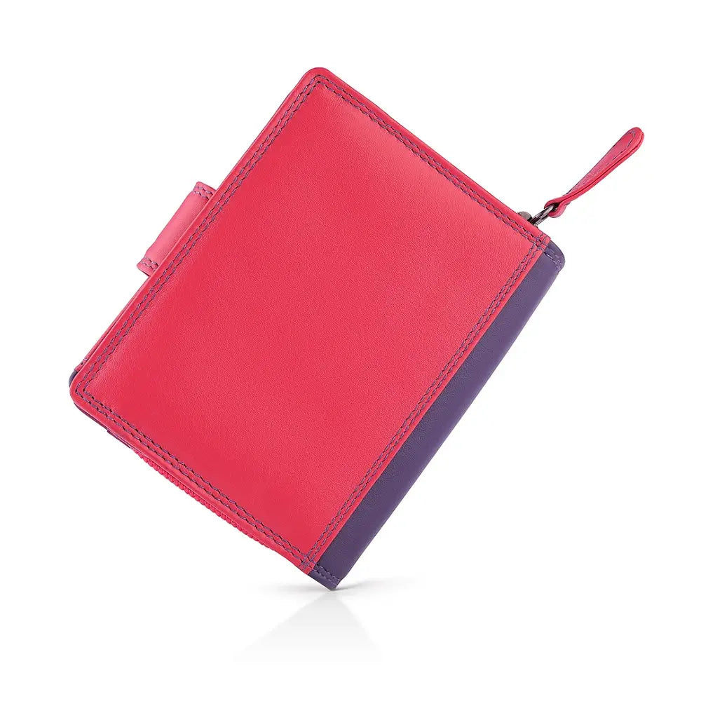 Purple  wallet on a white background