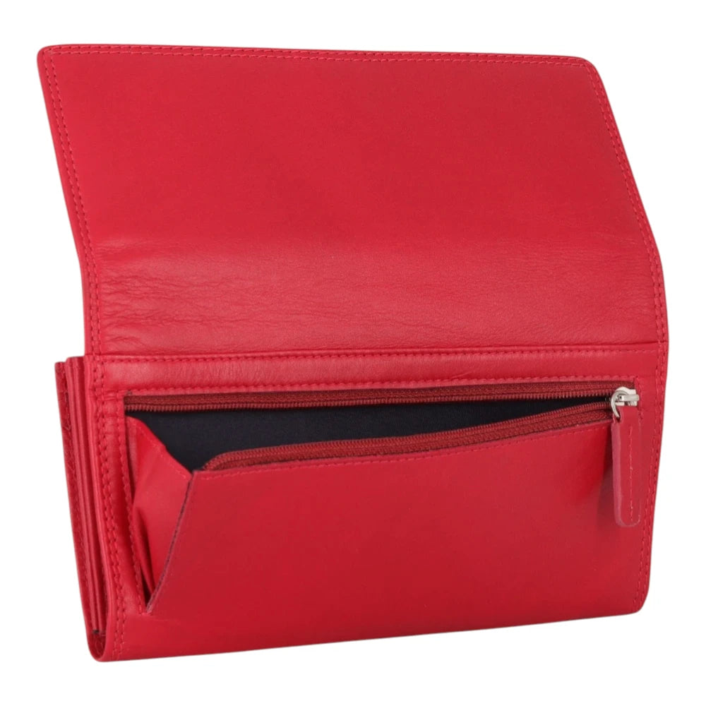 Red Milli Martinee Purse on a light gray background