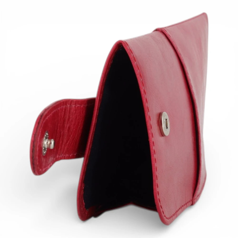 Red Spectacle Case on a white background