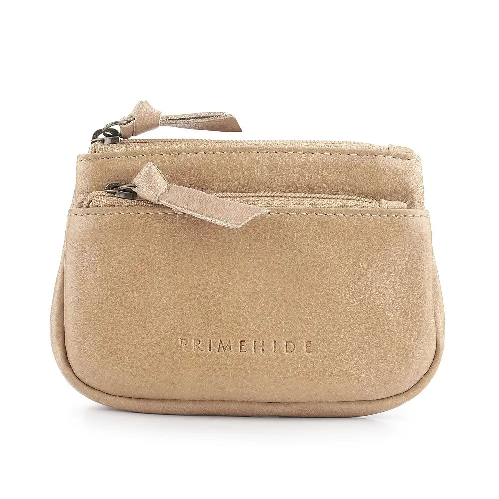 Sand pouch with a visible brand name on a white background