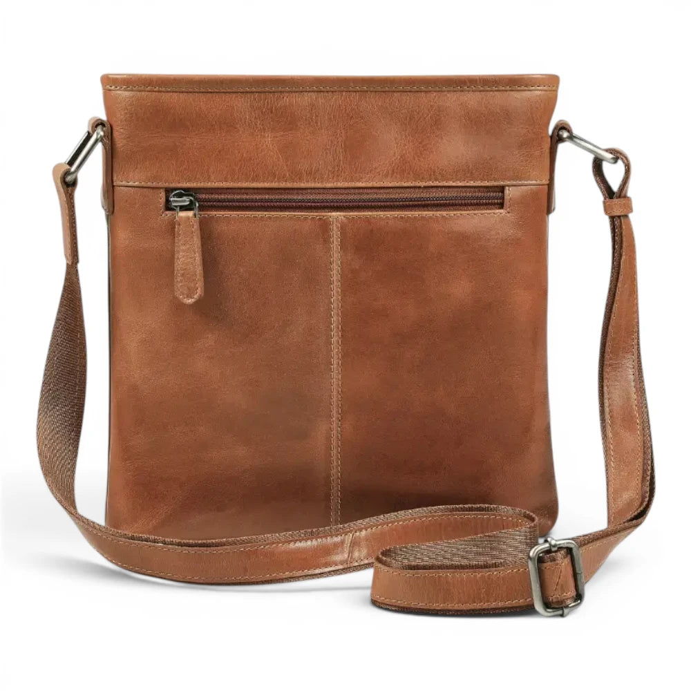 Large Leather Cross Body Bag for Women | Real Leather Crossbody Bag | Velura - 2561