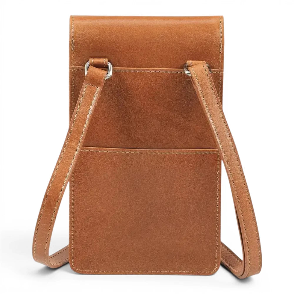 Leather Phone Bag for Women | Real Leather Crossbody Phone Bag | Velura - 2562