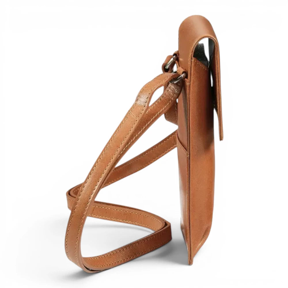 Leather Phone Bag for Women | Real Leather Crossbody Phone Bag | Velura - 2562