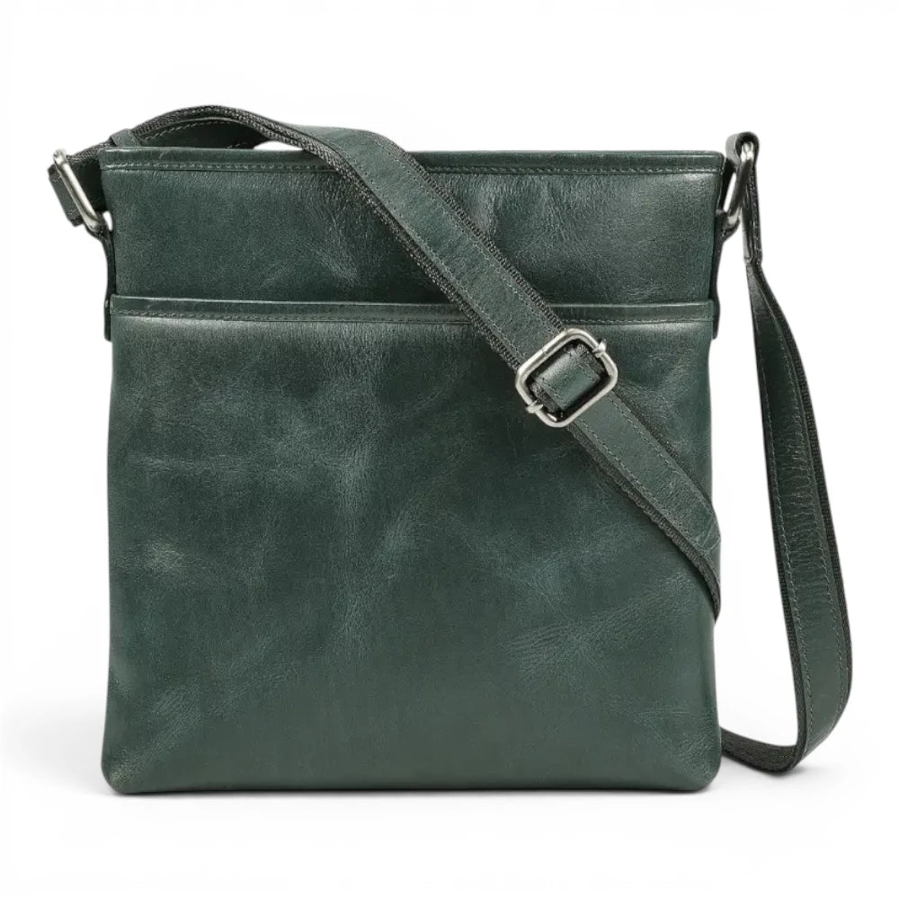 Large Leather Cross Body Bag for Women | Real Leather Crossbody Bag | Velura - 2561