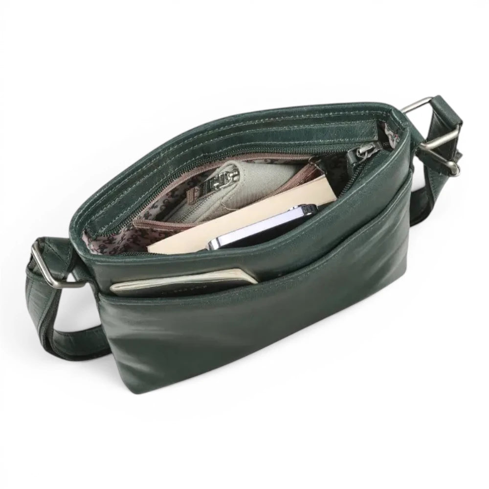 Large Leather Cross Body Bag for Women | Real Leather Crossbody Bag | Velura - 2561