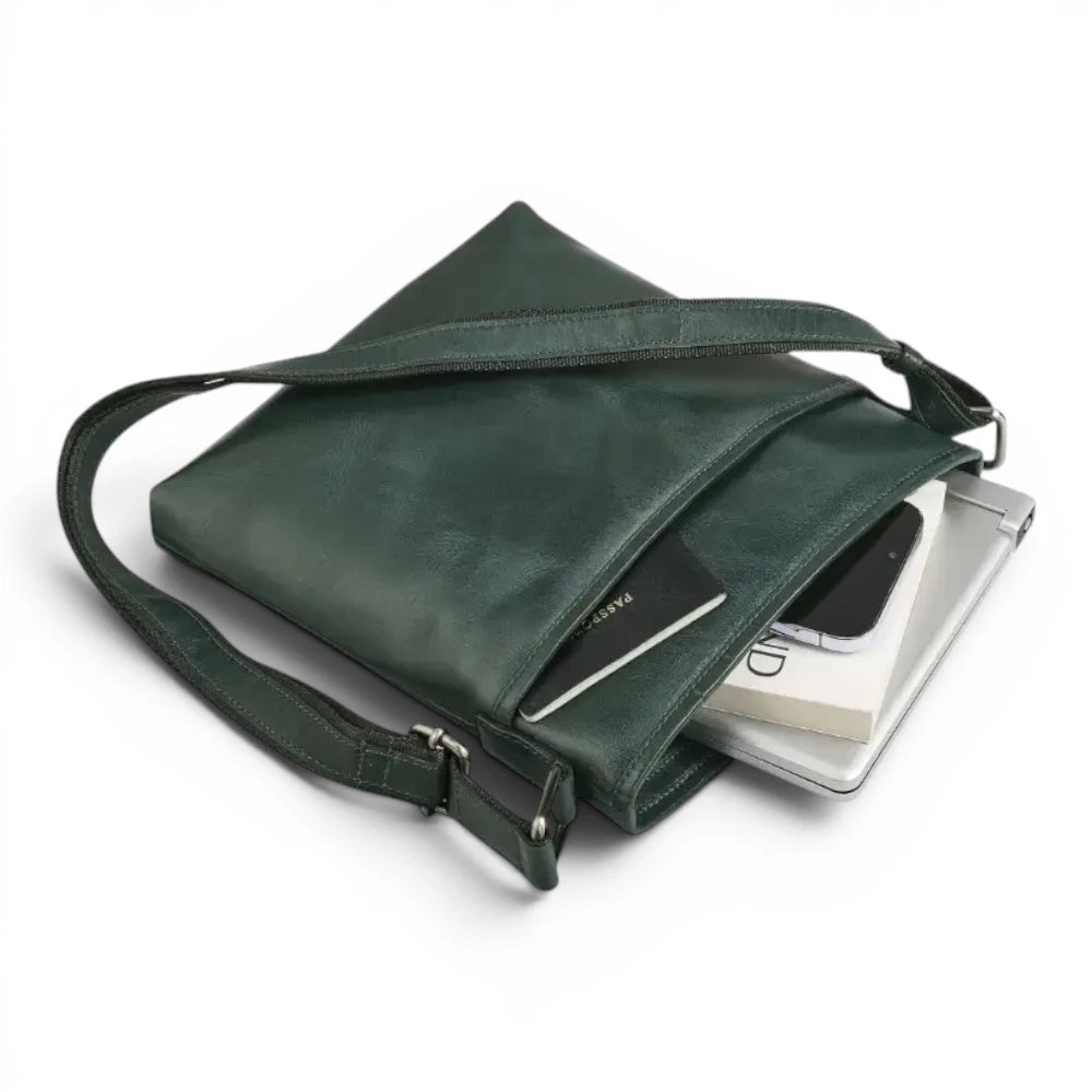 Large Leather Cross Body Bag for Women | Real Leather Crossbody Bag | Velura - 2561