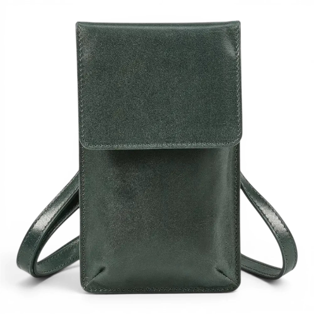 Leather Phone Bag for Women | Real Leather Crossbody Phone Bag | Velura - 2562