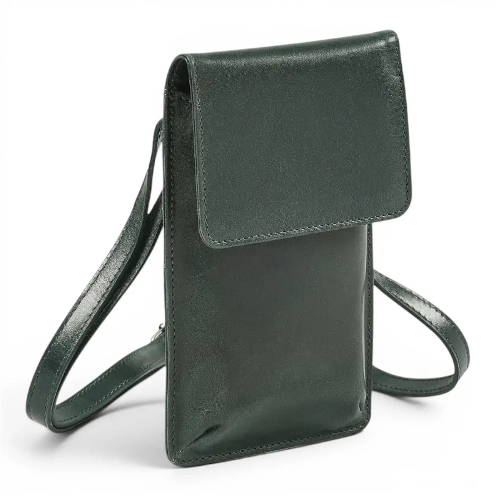 Leather Phone Bag for Women | Real Leather Crossbody Phone Bag | Velura - 2562