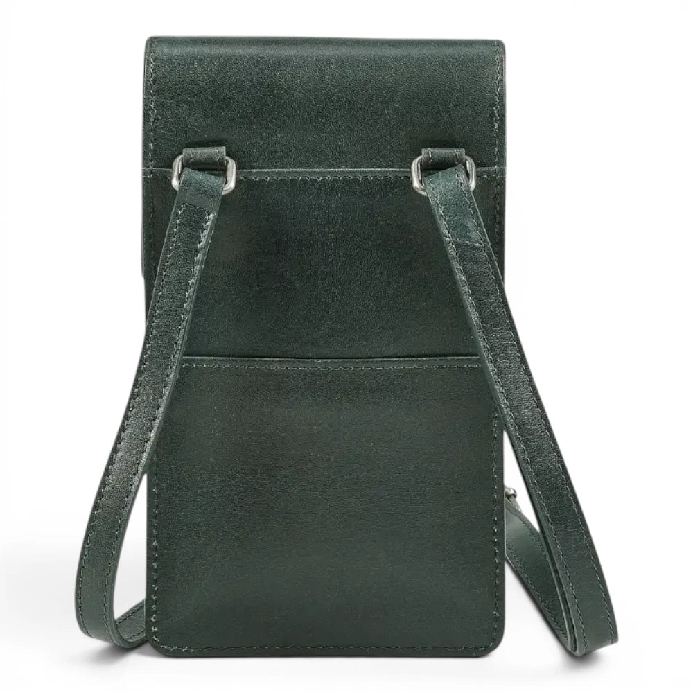 Leather Phone Bag for Women | Real Leather Crossbody Phone Bag | Velura - 2562