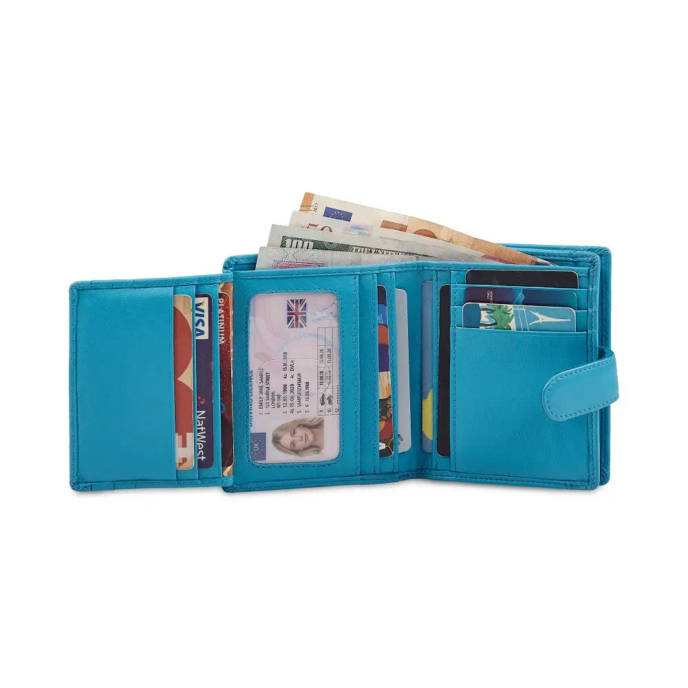 Miami Medium Trifold Zipped Purse - 2953