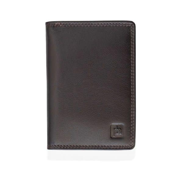 Washington RFID Credit Card Holder Brown, front