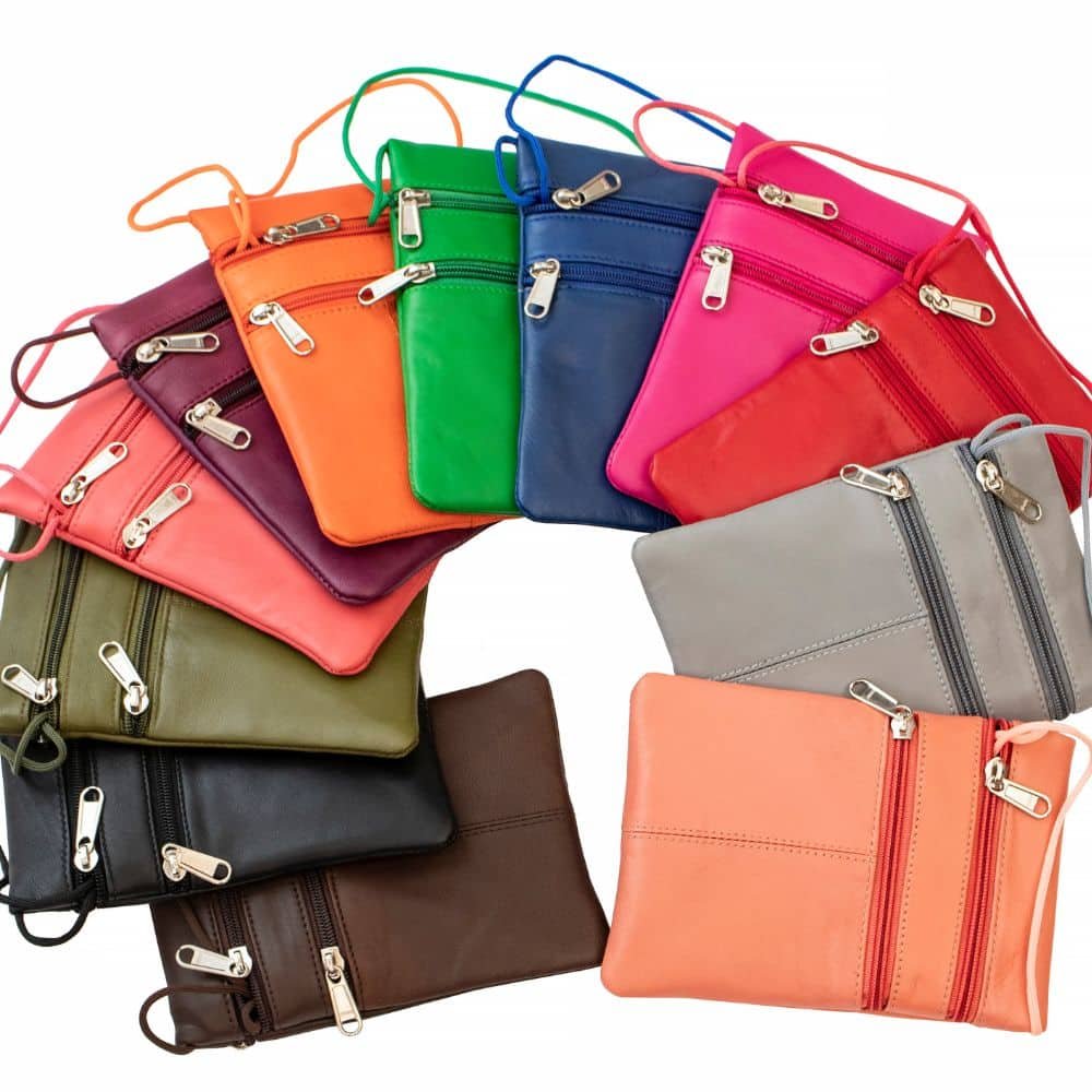 Purse best sale around neck