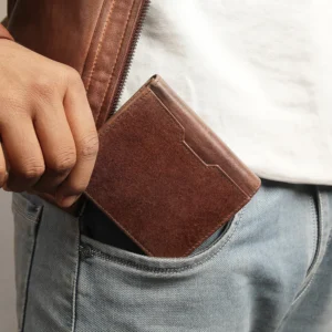 brown Small men’s wallets for wholesale