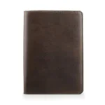 Front view of the Brown Leather Diary Cover Mayfair 2519 made from genuine oiled leather with a rich, natural sheen.
