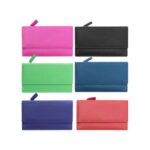 Colourful leather purses
